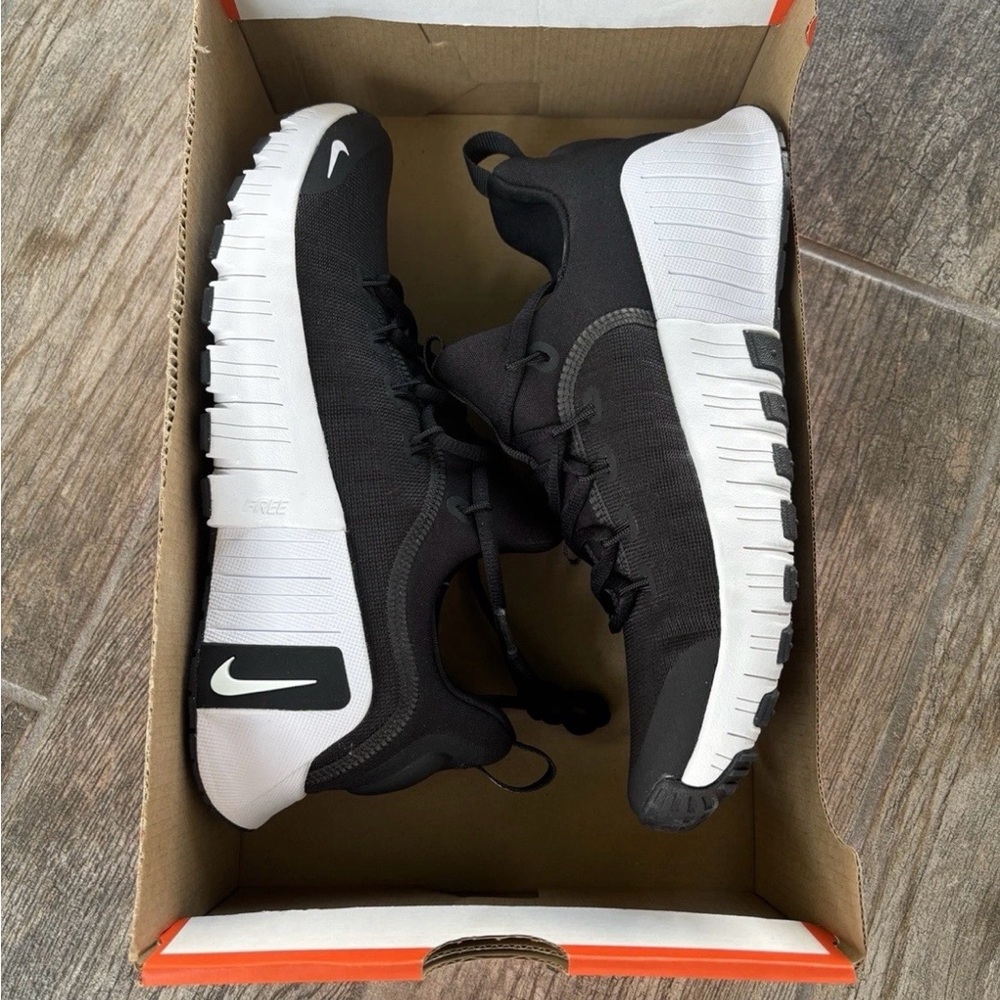 Nike Free Metcon 6 Black White Women's Running Shoe FJ7126-001 NO LID - Picture 6 of 12